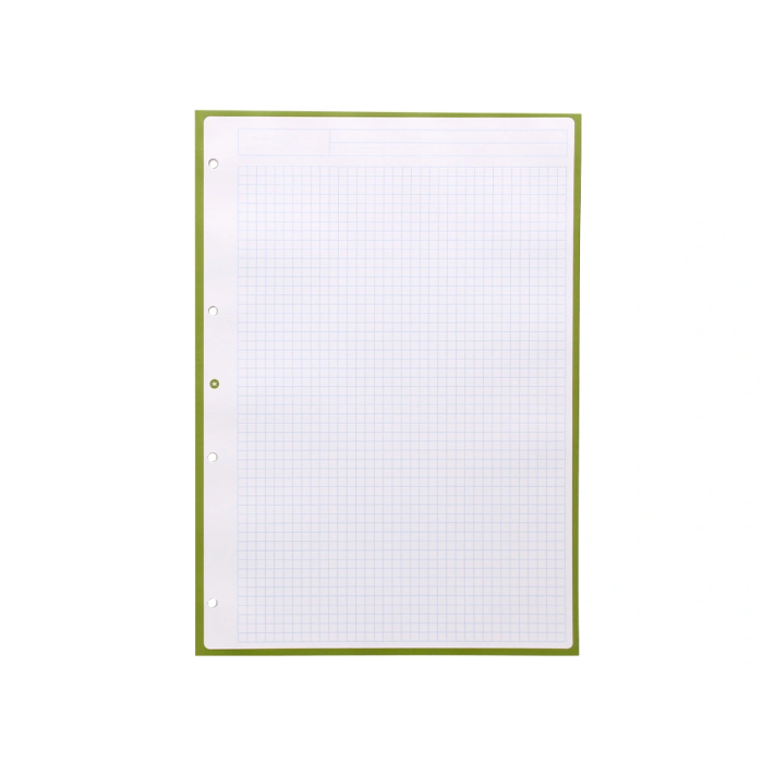 Antartik Recambio A4 80 Hojas 90gr Cuadro 5mm 4 Taladros Color Verde 5 Antartik Recambio A4 80 Hojas 90gr Cuadro 5mm 4 Taladros Color Verde 5