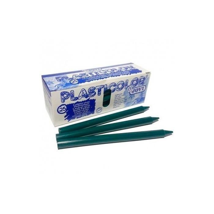 Jovi Ceras Plasticas Crayons Student Unicolor Verde Oscuro Caja 25 Ud Jovi Ceras Plasticas Crayons Student Unicolor Verde Oscuro Caja 25 Ud