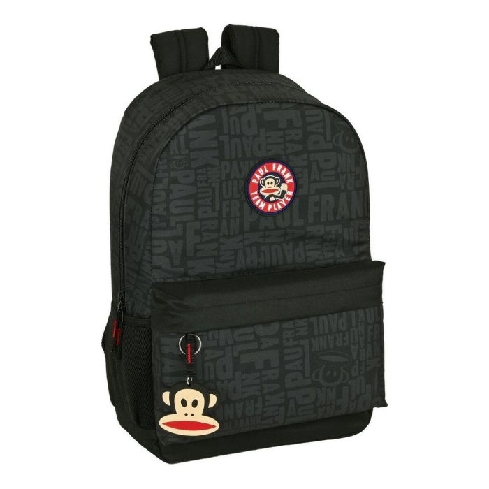 Mochila Escolar Paul Frank Team player Negro 30 x 46 x 14 cm 0 Mochila Escolar Paul Frank Team player Negro 30 x 46 x 14 cm 0