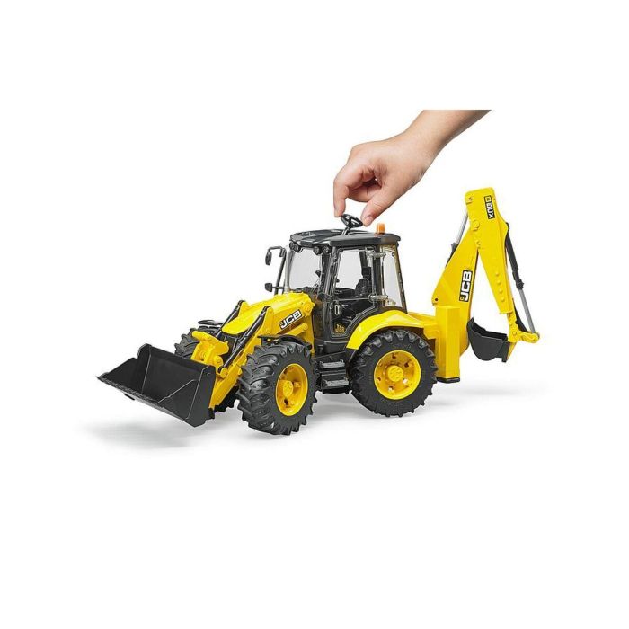 Bruder Retroexcavadora JCB 5CX con Doble Pala Acristalada, Juguete Realista de Plástico ABS 41x17x25 cm para Niños +3 Años 3 Bruder Retroexcavadora JCB 5CX con Doble Pala Acristalada, Juguete Realista de Plástico ABS 41x17x25 cm para Niños +3 Años 3