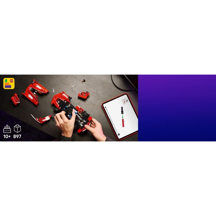 LEGO 42212 Technic Ferrari FXX K, Juego de Construcción para Niños y Niñas, 897 Piezas, Multicolor, +10 Años 7