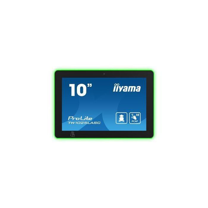 iiyama TW1025LASC-B1PNR pantalla para sala de reuniones 25,6 cm (10.1") 1280 x 800 Pixeles LED 802.11b, 802.11g, Wi-Fi 4 (802.11n) Negro Plástico Bluetooth 1 iiyama TW1025LASC-B1PNR pantalla para sala de reuniones 25,6 cm (10.1") 1280 x 800 Pixeles LED 802.11b, 802.11g, Wi-Fi 4 (802.11n) Negro Plástico Bluetooth 1