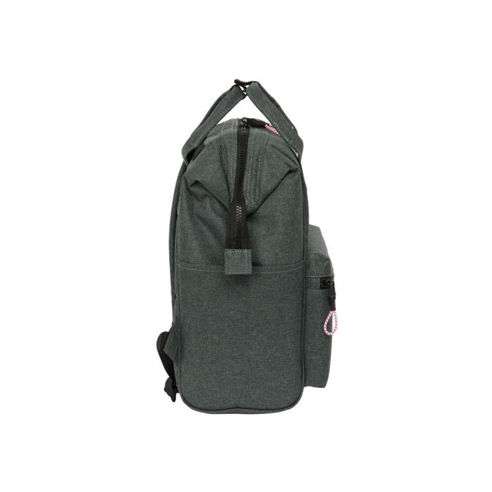 Mochila para Portátil Kappa Silver Pink Gris 27 x 40 x 19 cm 2