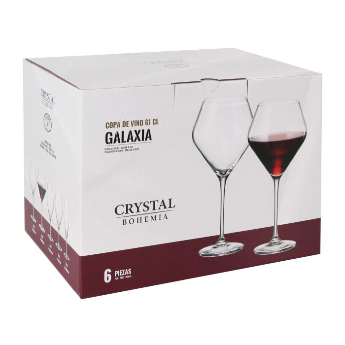 Bohemia Set de 6 Copas de Vino 610cc Colección Galaxia (4 Cajas) 2