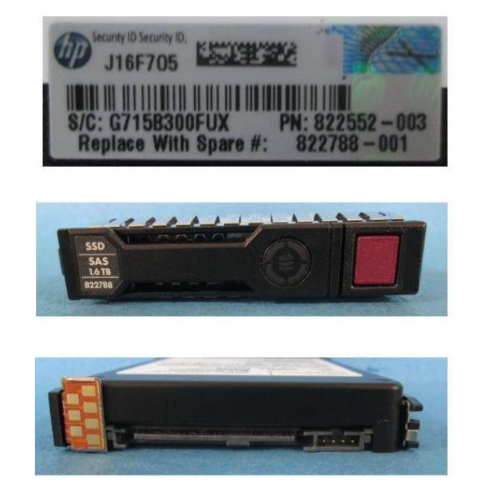 Hewlett Packard Enterprise 1.6TB, 2.5", SAS, 12 Gbit/s 1