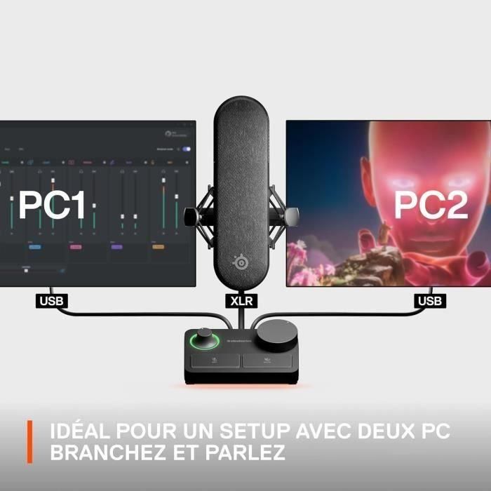 Micrófono para juegos XLR con calidad de estudio - STEELSERIES - ALIAS PRO - Negro 5 Micrófono para juegos XLR con calidad de estudio - STEELSERIES - ALIAS PRO - Negro 5