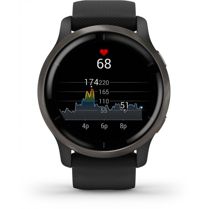 Garmin Venu 2 Smartwatch GPS 45mm, Reloj Inteligente Fitness con Música, Pagos y Monitor de Salud, Color Negro 16 Garmin Venu 2 Smartwatch GPS 45mm, Reloj Inteligente Fitness con Música, Pagos y Monitor de Salud, Color Negro 16