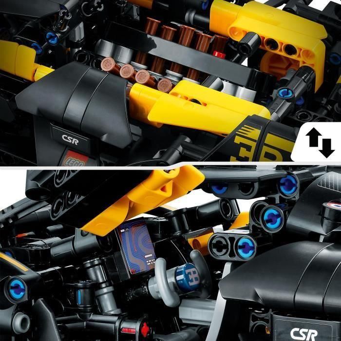LEGO Technic 42151 El auto de carreras Bugatti, el juguete del automóvil, la carrera, el modelo para construir 4 LEGO Technic 42151 El auto de carreras Bugatti, el juguete del automóvil, la carrera, el modelo para construir 4