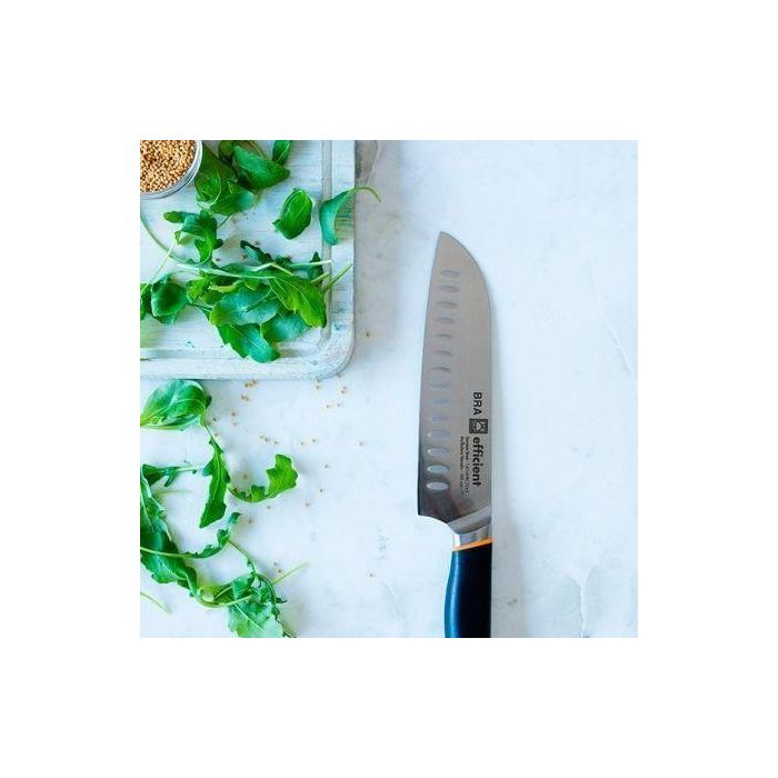 Cuchillo Santoku BRA A198004 Gris Acero Inoxidable 2 Cuchillo Santoku BRA A198004 Gris Acero Inoxidable 2