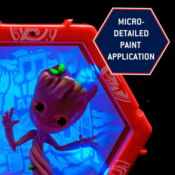 Wow stuff Figura Pod Marvel Potted Groot con Sensor de Movimiento para Iluminar Espacios 2