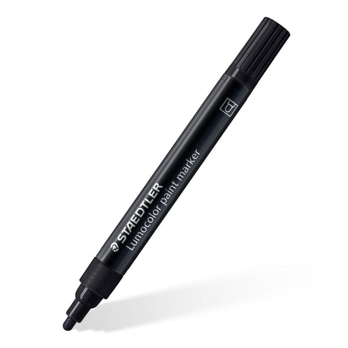 Rotulador permanente Staedtler Lumocolor Negro (10 Unidades) 1