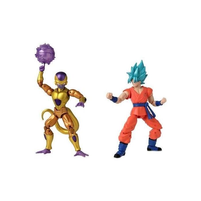 Figura Dragon Ball Super Dragon Stars 17 cm - Freezer Dorado vs Super Saiyan Blue Goku - BANDAI 1