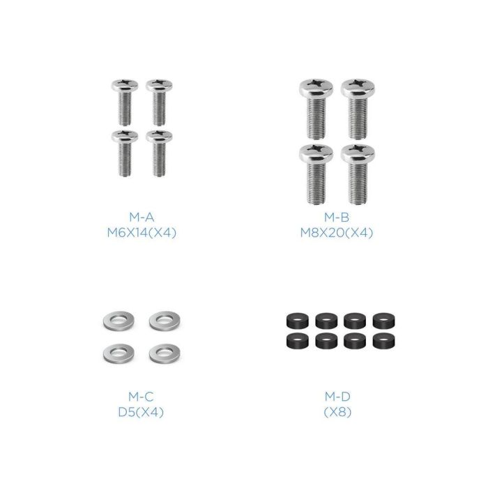 TooQ VMA0200-B Adaptador de Soporte VESA 200x200, 200x100, 100x200 para TV 23-42" hasta 30 kg Negro 4 TooQ VMA0200-B Adaptador de Soporte VESA 200x200, 200x100, 100x200 para TV 23-42" hasta 30 kg Negro 4