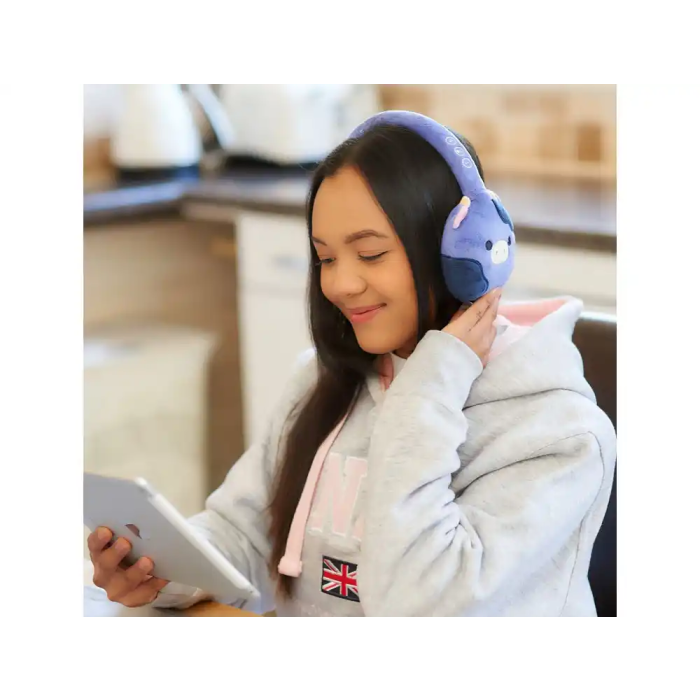Wondee Auriculares Bluetooth Squishmallows de Peluche para Niños 4