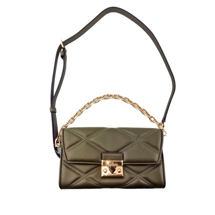 Bolso Mujer Michael Kors Serena Verde 25 x 15 x 4 cm