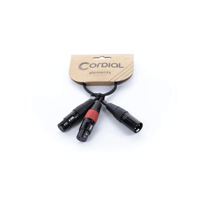 Cable Y Xlr Macho / 2 Xlr Hembra 30 Cm 2 Cable Y Xlr Macho / 2 Xlr Hembra 30 Cm 2