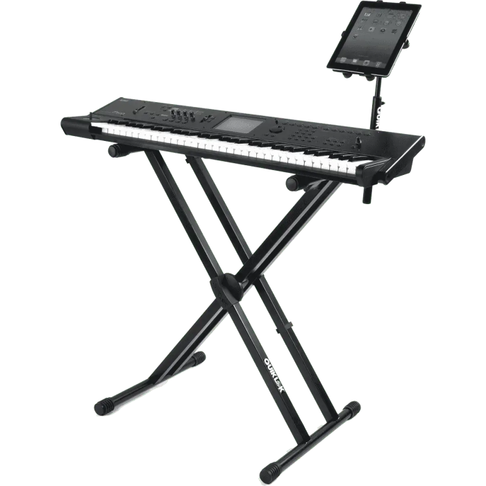 QUIKLOK Soporte Teclado T500 Formato "X" Trigger Lok / Perfil Doble - Negro 3