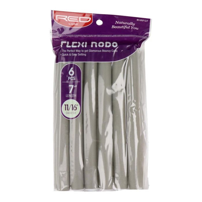 Red Kiss Flexi Rods 7" 11.16 6 Pcs Gray Red Kiss Flexi Rods 7" 11.16 6 Pcs Gray