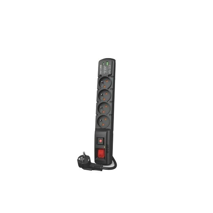 Regleta Enchufes 4 Tomas con interruptor Acar W2441 (5 m) Regleta Enchufes 4 Tomas con interruptor Acar W2441 (5 m)