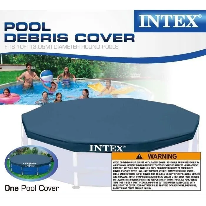 Intex Cubierta Protectora para Piscina Redonda 3,05m