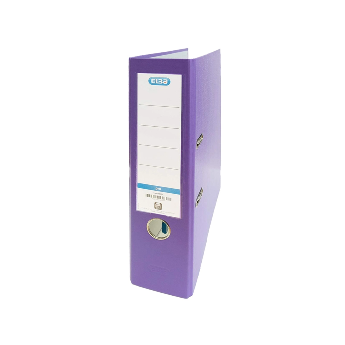 Elba Archivador de Palanca Rado Top Folio, Lomo 80 mm, Violeta, Tamaño Folio 1