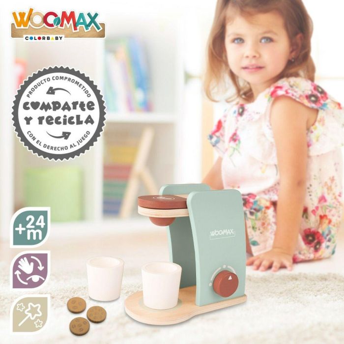 Cafetera de juguete Woomax 6 Piezas (6 Unidades) 4 Cafetera de juguete Woomax 6 Piezas (6 Unidades) 4