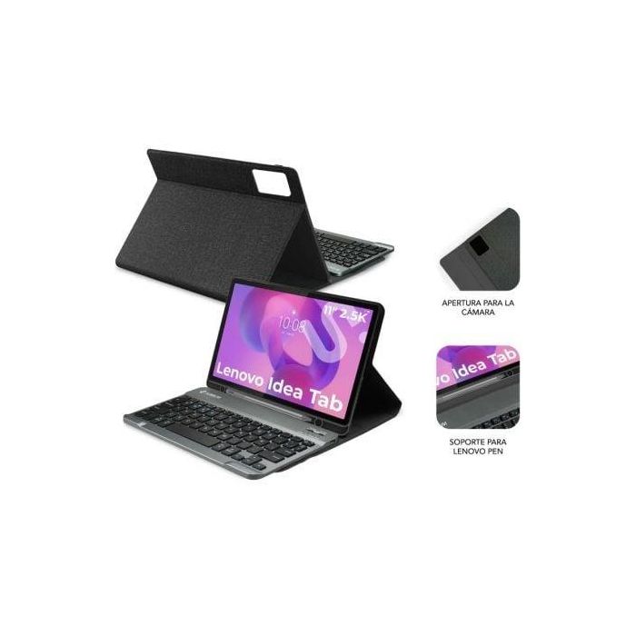 Funda con Teclado Subblim Keytab Pro BT Lenovo Idea Tab 11" 2025/ Negra 4
