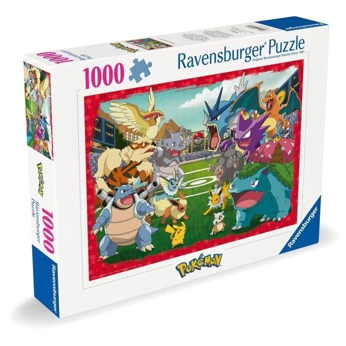 Ravensburger RAV12000628 Puzzle de 1000 piezas Pokémon Battle, ideal para Adultos y Niños a partir de 14 años, Alta Calidad 4