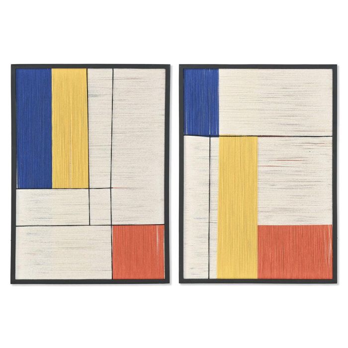Cuadro Urban DKD Home Decor Multicolor 2.5 x 70 x 50 cm (2 Unidades) Cuadro Urban DKD Home Decor Multicolor 2.5 x 70 x 50 cm (2 Unidades)