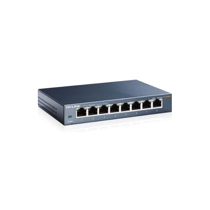TP-Link Switch TL-SG108 V3.0 8 Puertos RJ-45 10/100/1000 Mbps Gigabit Ethernet para Escritorio Ecológico