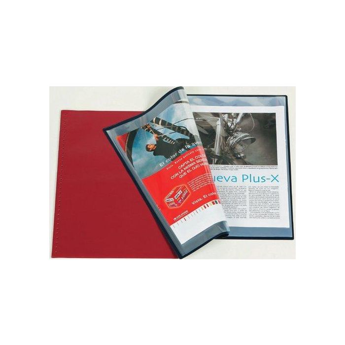 Carpeta Fundas (Tarifario) Iberplas Pvc Flexible Fº 40 F. Negro