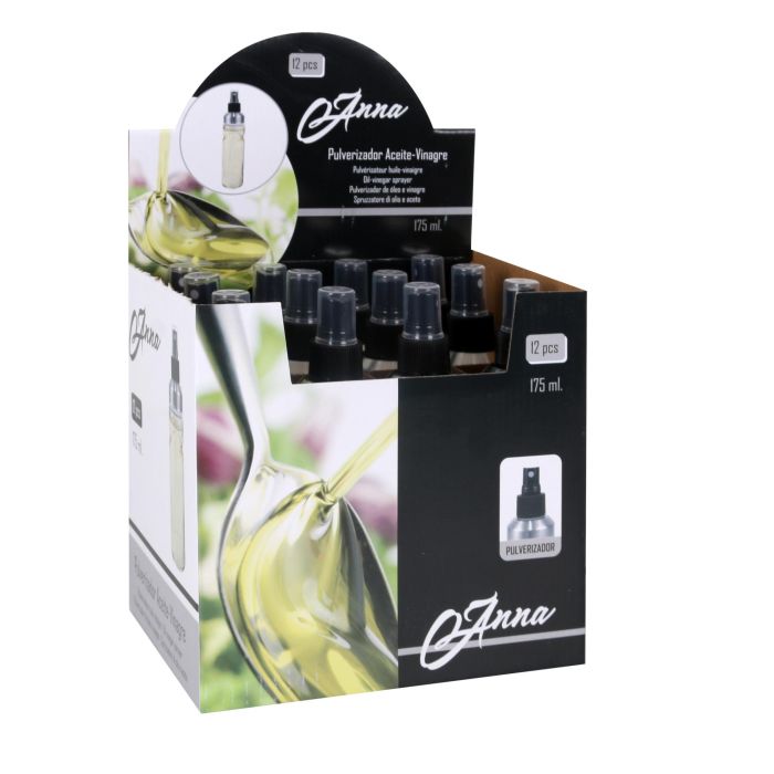 Aceitera Vinagrera Spray Anna 175 ml (12 Unidades) 3 Aceitera Vinagrera Spray Anna 175 ml (12 Unidades) 3