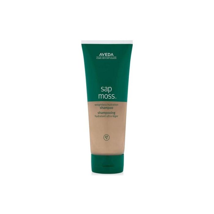 Aveda Sap Moss Weightless Hydration Shampoo 200ml - Champú reparador con proteína de quinoa para cabello dañado, suave y sedoso