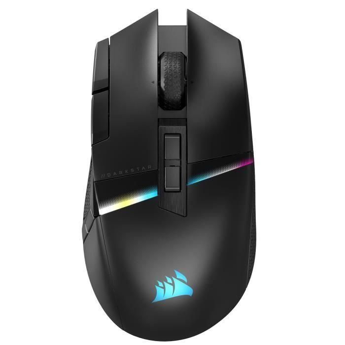 Ratón Gaming - Inalámbrico - CORSAIR - DARKSTAR RGB Wireless - 15 botones programables - Sensor óptico - Negro - (CH-931A011-EU) 1 Ratón Gaming - Inalámbrico - CORSAIR - DARKSTAR RGB Wireless - 15 botones programables - Sensor óptico - Negro - (CH-931A011-EU) 1