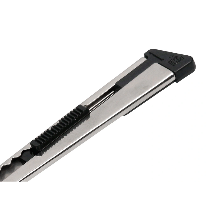 Q-connect Cortador Metálico Estrecho con Funda y Clip, Cuchilla 9 mm XD-46, Bolsa 1 Unidad 4