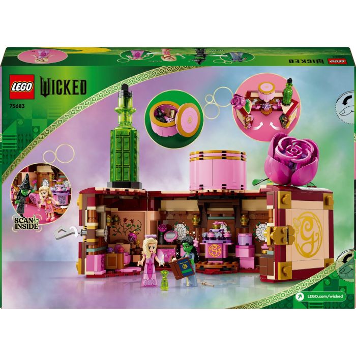 LEGO 75683 Wicked Dormitorio de Glinda y Elphaba - Modelo de coleccionista con minimuñecas 5