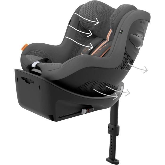CYBEX CYB1701907889173 Silla de Coche Gr 0+/1 Sirona G i-Size Tela Plus Gris Lava 2