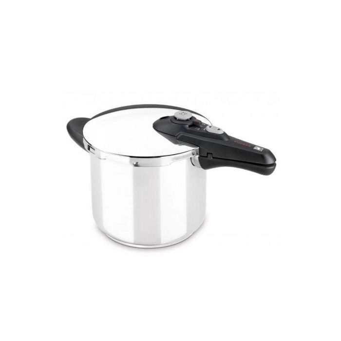 Bra A185101 Olla a Presión Rápida Vitesse 4L Ø22cm Acero Inoxidable 18/10 Apta Inducción 2 Prog. 4 Sistemas Seguridad Bra A185101 Olla a Presión Rápida Vitesse 4L Ø22cm Acero Inoxidable 18/10 Apta Inducción 2 Prog. 4 Sistemas Seguridad