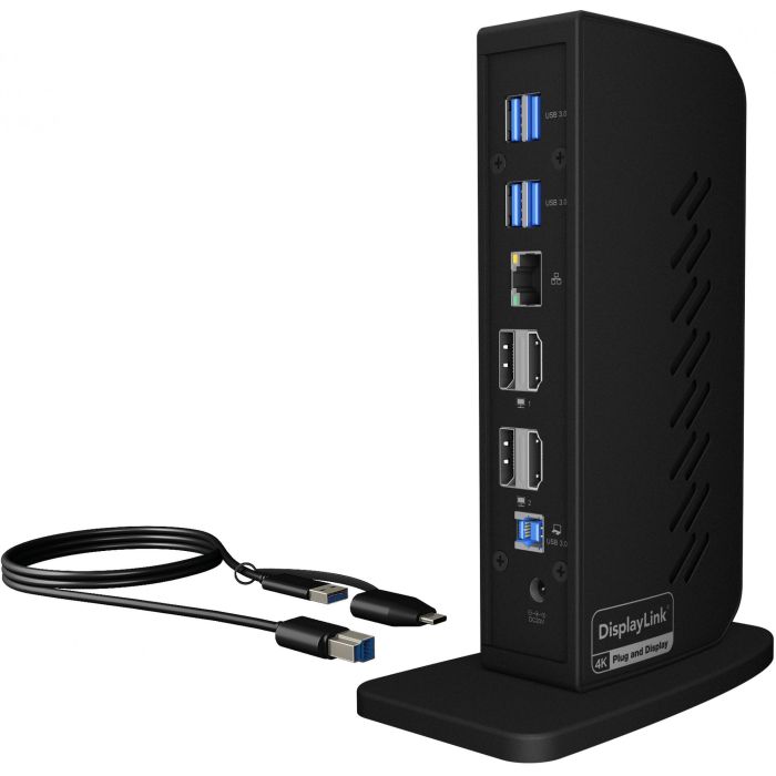 ICY BOX IB-DK2252AC Docking Station Notebook USB-C, 6x USB 3.2, 2x HDMI, Ethernet, 4K Ultra HD Negro 2