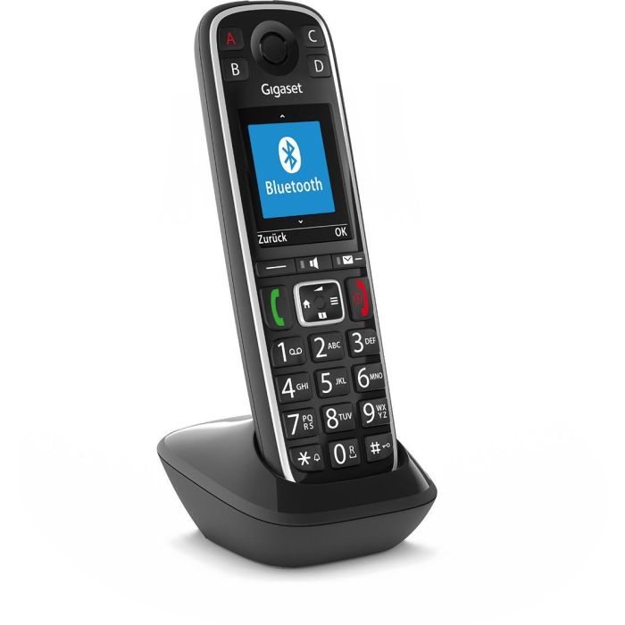 Gigaset E720HX Teléfono DECT/Analógico Inalámbrico con Manos Libres, Identificador de Llamadas, SMS y Color Negro 1 Gigaset E720HX Teléfono DECT/Analógico Inalámbrico con Manos Libres, Identificador de Llamadas, SMS y Color Negro 1