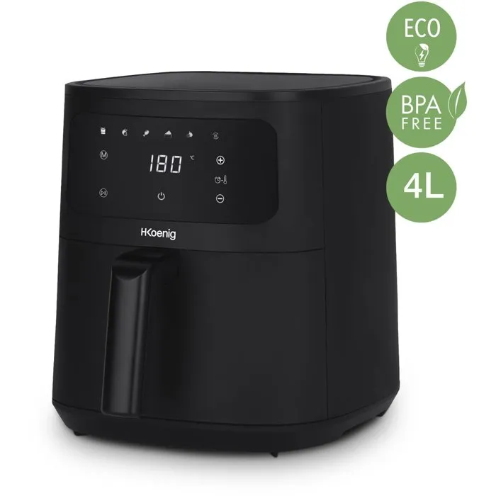 Hkoenig Freidora sin aceite FRY840 - 4 L, 1300 W, 6 programas de cocción 1