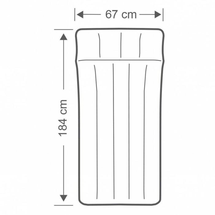 Colchón Hinchable Intex 67 x 17 x 184 cm (6 Unidades) 1