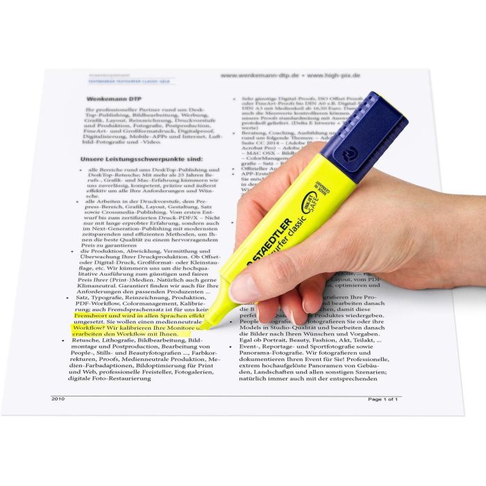 STAEDTLER Textmarker Textsurfer clas 4St Etui 3 STAEDTLER Textmarker Textsurfer clas 4St Etui 3