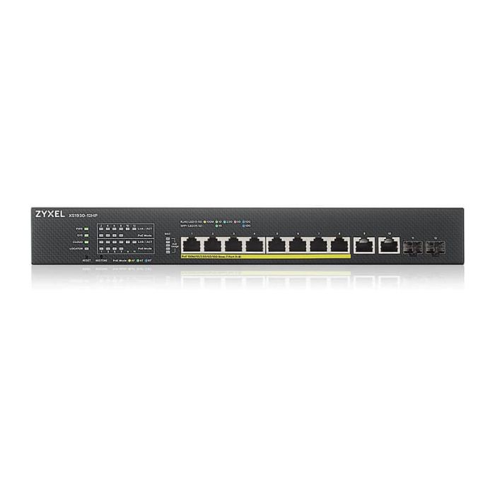 Zyxel XS1930-12HP Switch Gestionado L3 10G Ethernet PoE Montaje en Rack 1