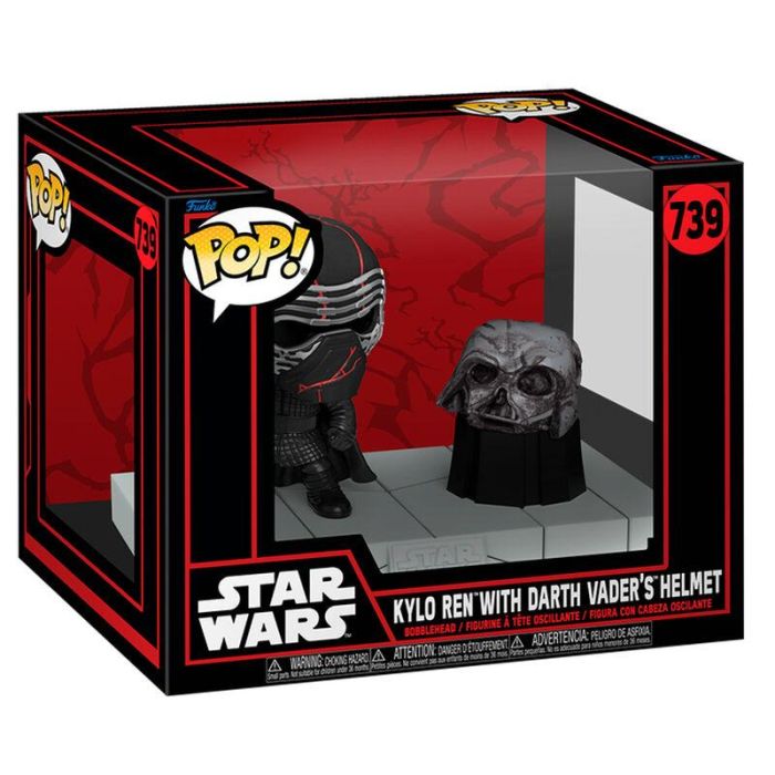 Funko POP Deluxe Star Wars Kylo Ren with Darth Vader Helmet Figura