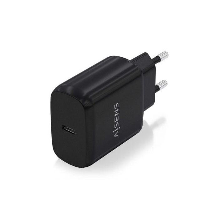 AISENS - CARGADOR USB-C PD3.0 1 PUERTO 1xUSB-C 25W, NEGRO 1 AISENS - CARGADOR USB-C PD3.0 1 PUERTO 1xUSB-C 25W, NEGRO 1