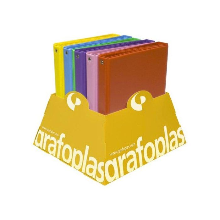 Carpeta De Anillas Grafoplas Pvc Escolar Colors 4º 4 An.20Mm 6 Col.Surt.