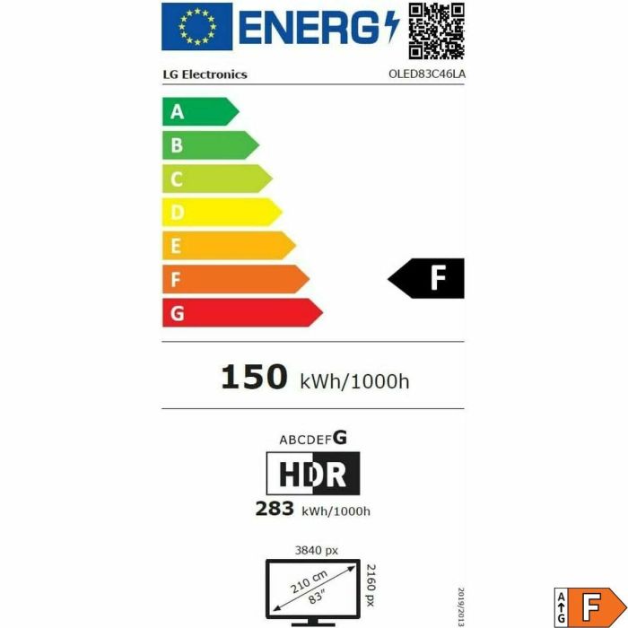 Smart TV LG OLED83C46LA 83 83" 4K Ultra HD OLED 38 Smart TV LG OLED83C46LA 83 83" 4K Ultra HD OLED 38