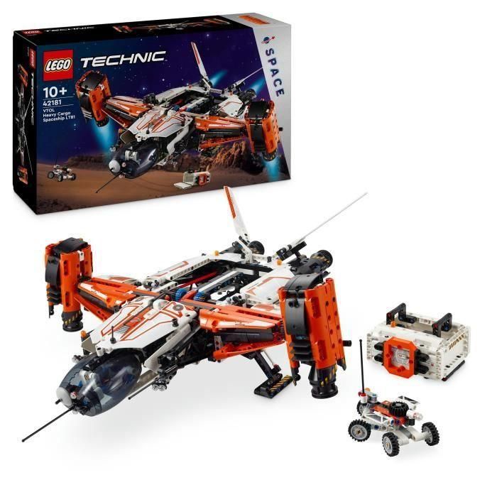 LEGO Technic 42181 VTOL LT81 Nave Espacial de Carga, Juguete de Construcción Espacial LEGO Technic 42181 VTOL LT81 Nave Espacial de Carga, Juguete de Construcción Espacial