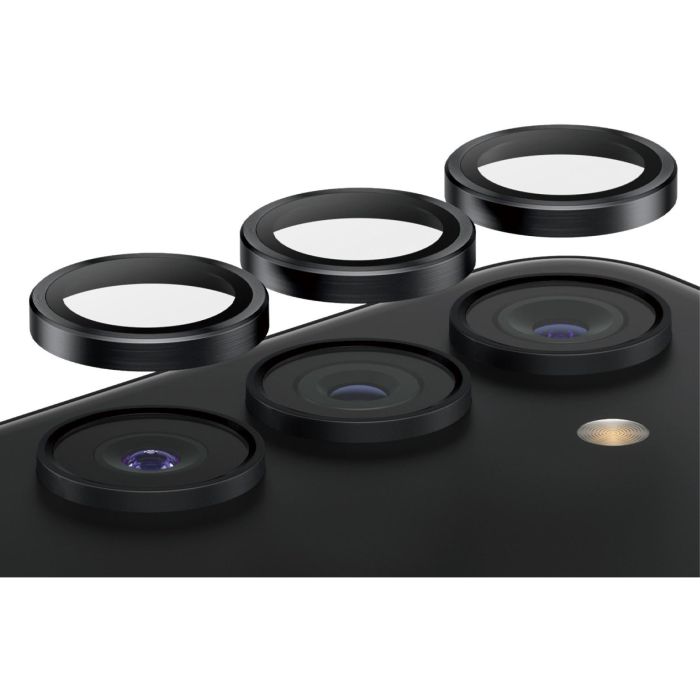 PanzerGlass Hoops Protector Lente Cámara Trasera para Samsung Galaxy S24, S23, S23 Plus - Negro